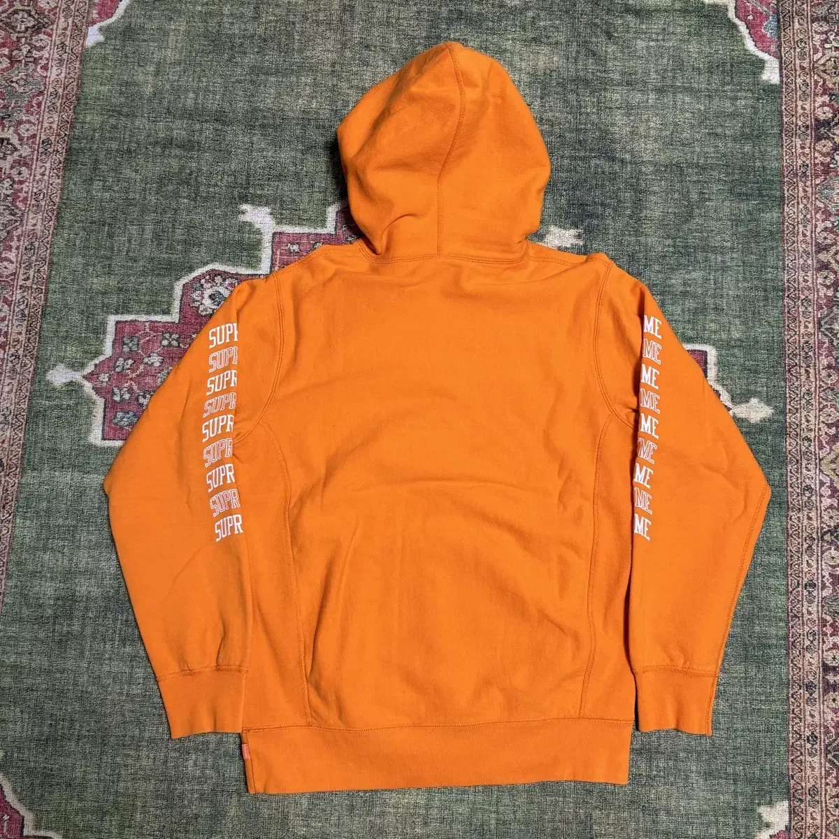 Supreme Orange Top Hoodie