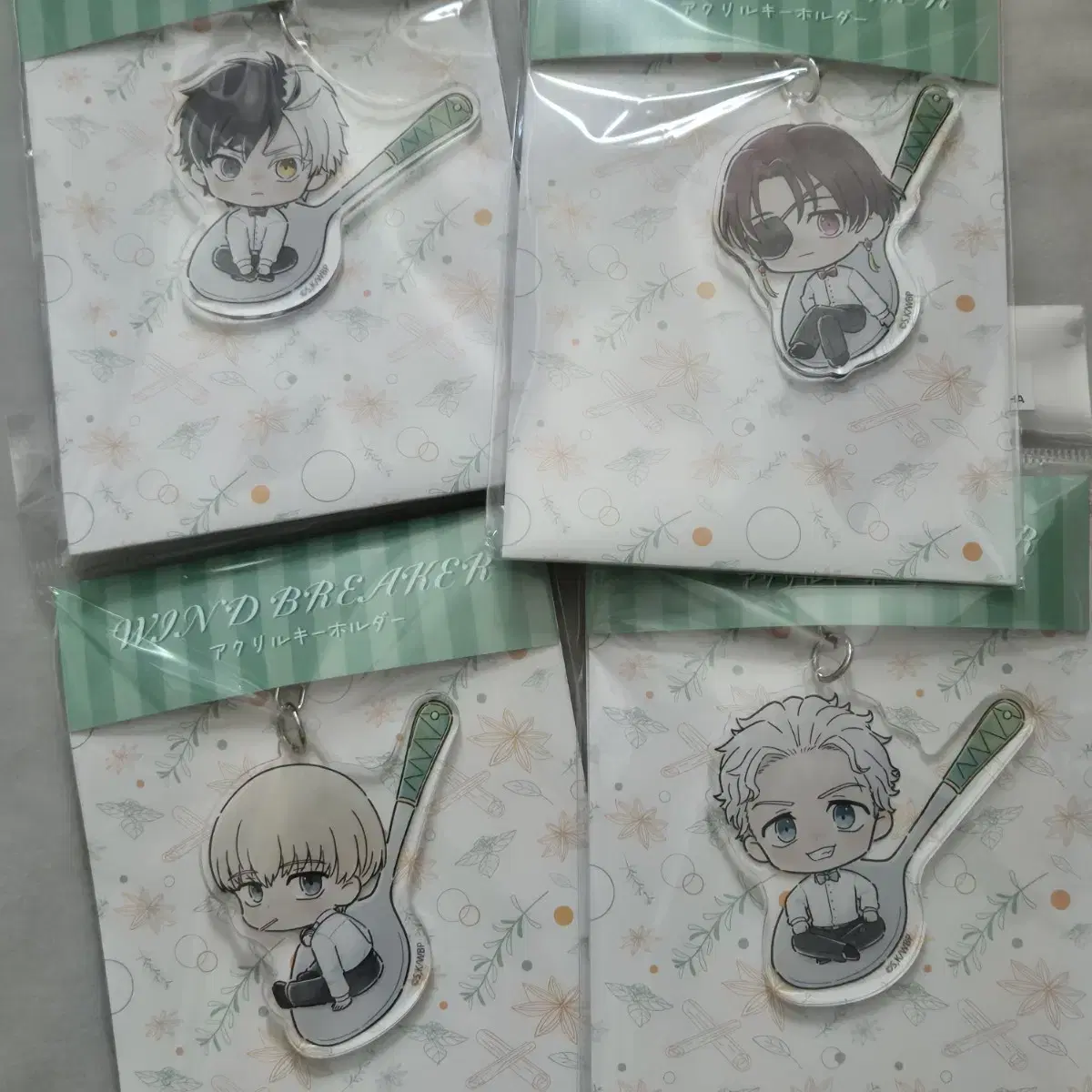 Windbreaker Winbrekare Mini Acrylic Keyring sakura Umemiya Suokaji