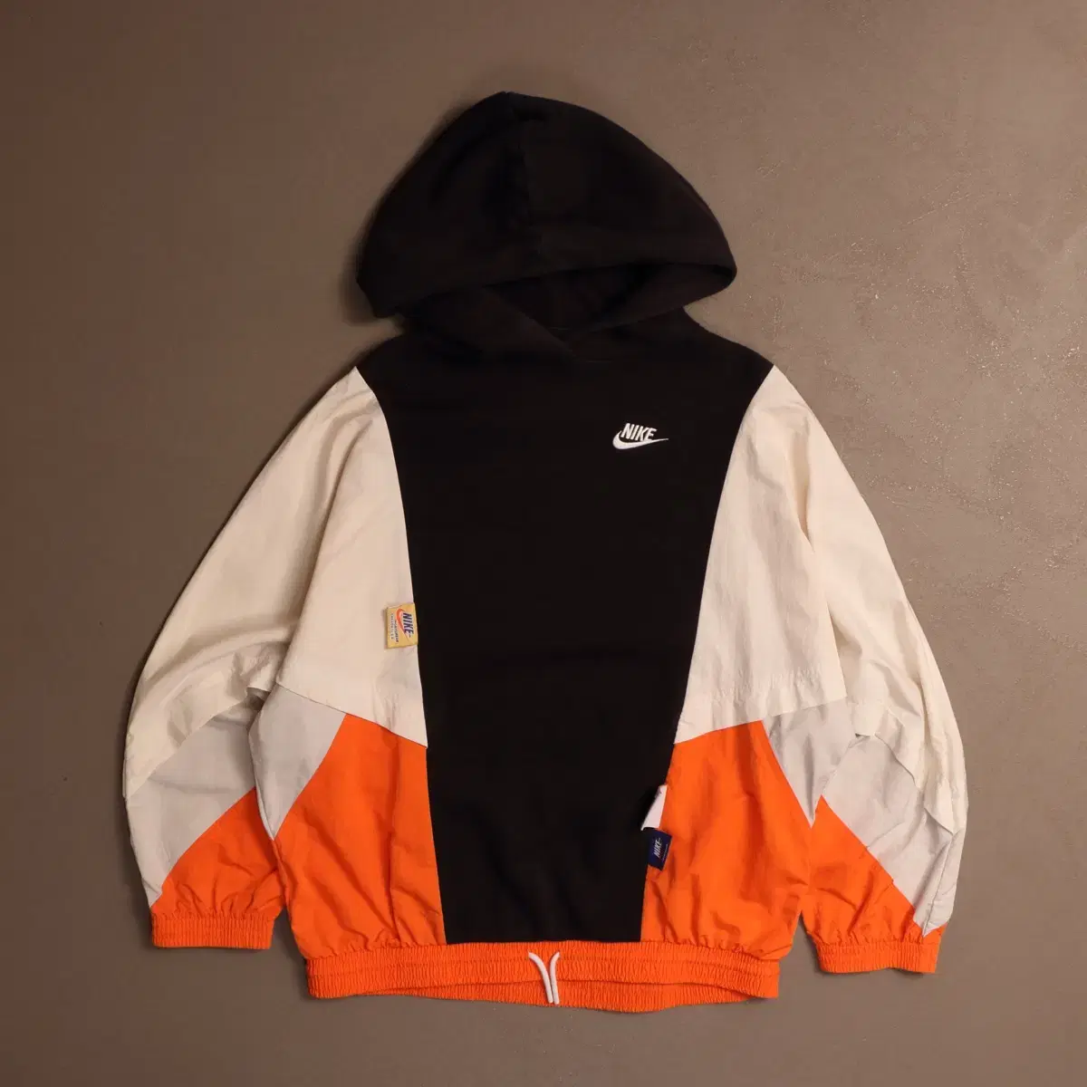 00s Nike Nylon/Sweat Hoodie