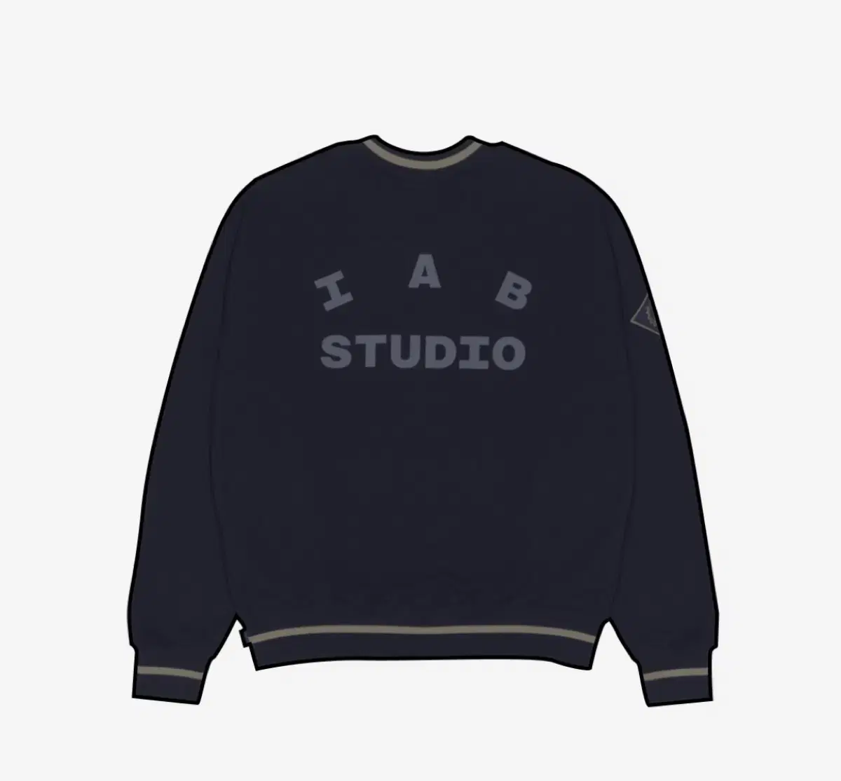 iApp Studio x Arcane Filt-Over Sweatshirt Navy Dove Bloo