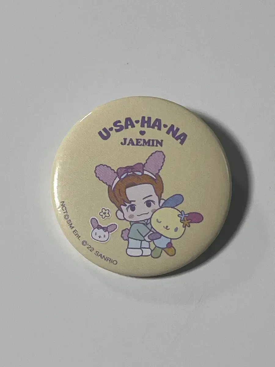 NCT Dream jaemin Usahana Sanrio Collaboration Badge