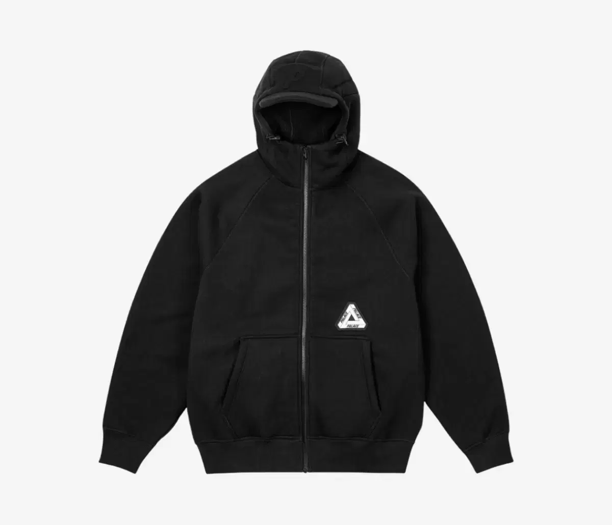 [XL] Pallas Thermal Bonded Cap Hoodie Zip Up Black