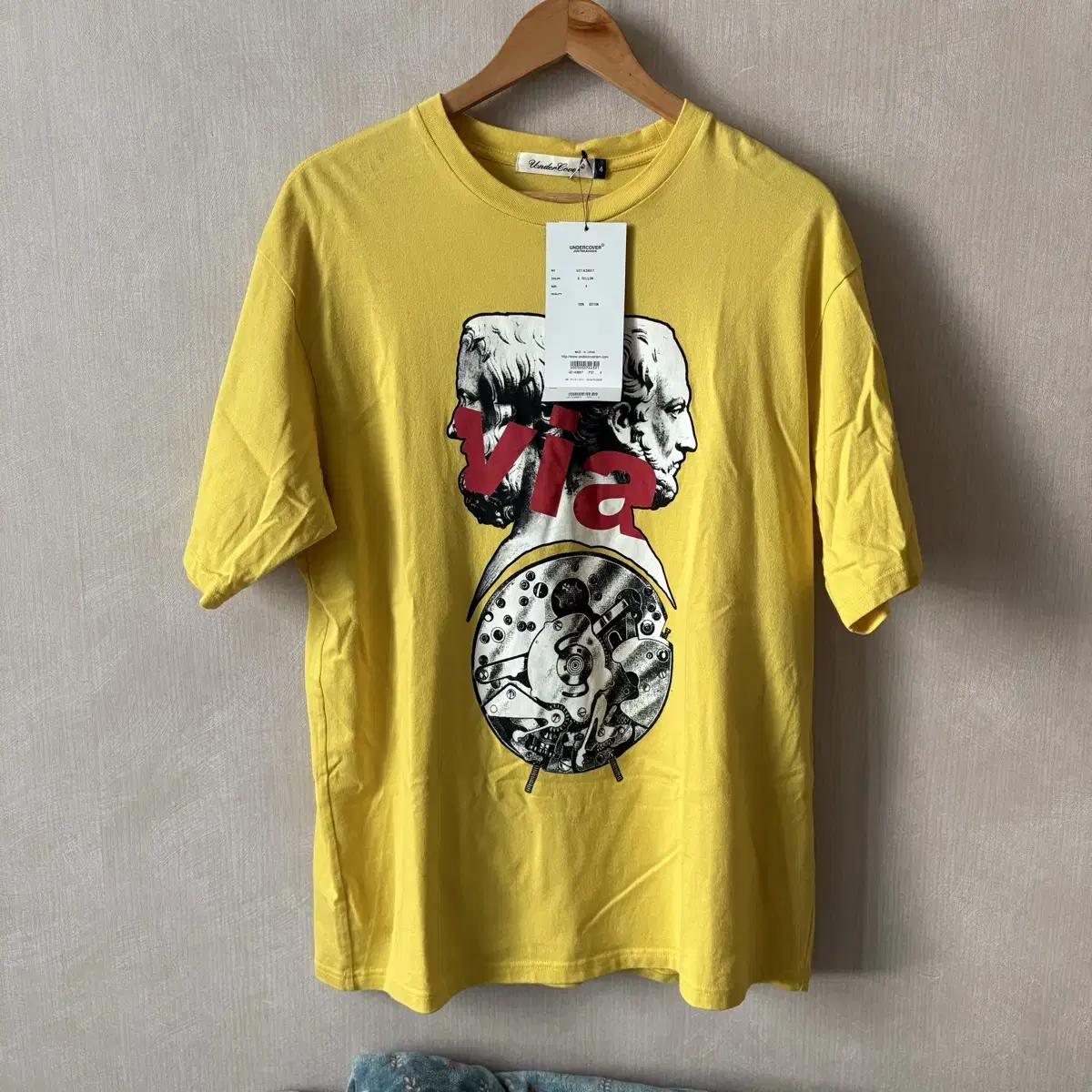 [4] UNDERCOVER Graphic T-Shirt Yel