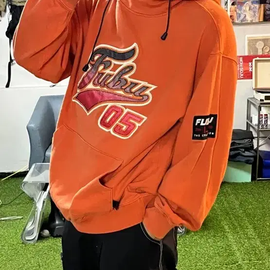 후부 올드스쿨 후드티셔츠 Fubu