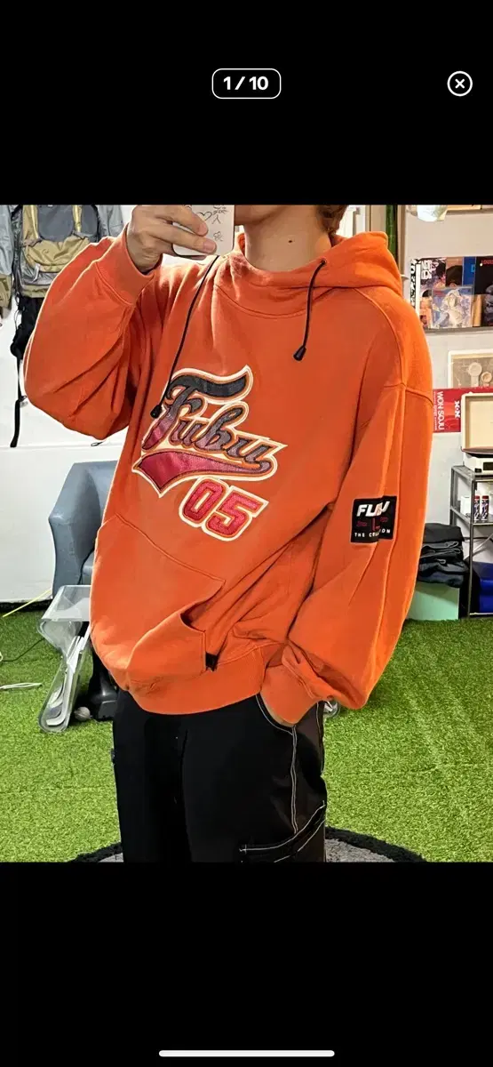 후부 올드스쿨 후드티셔츠 Fubu