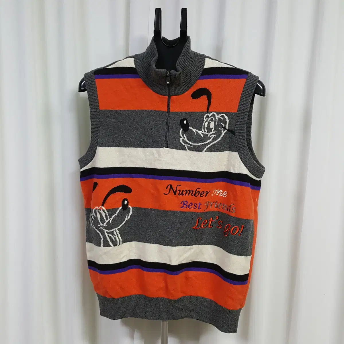 Disney LinedWindproof Knit Vahn Vest 100 Oilcloth