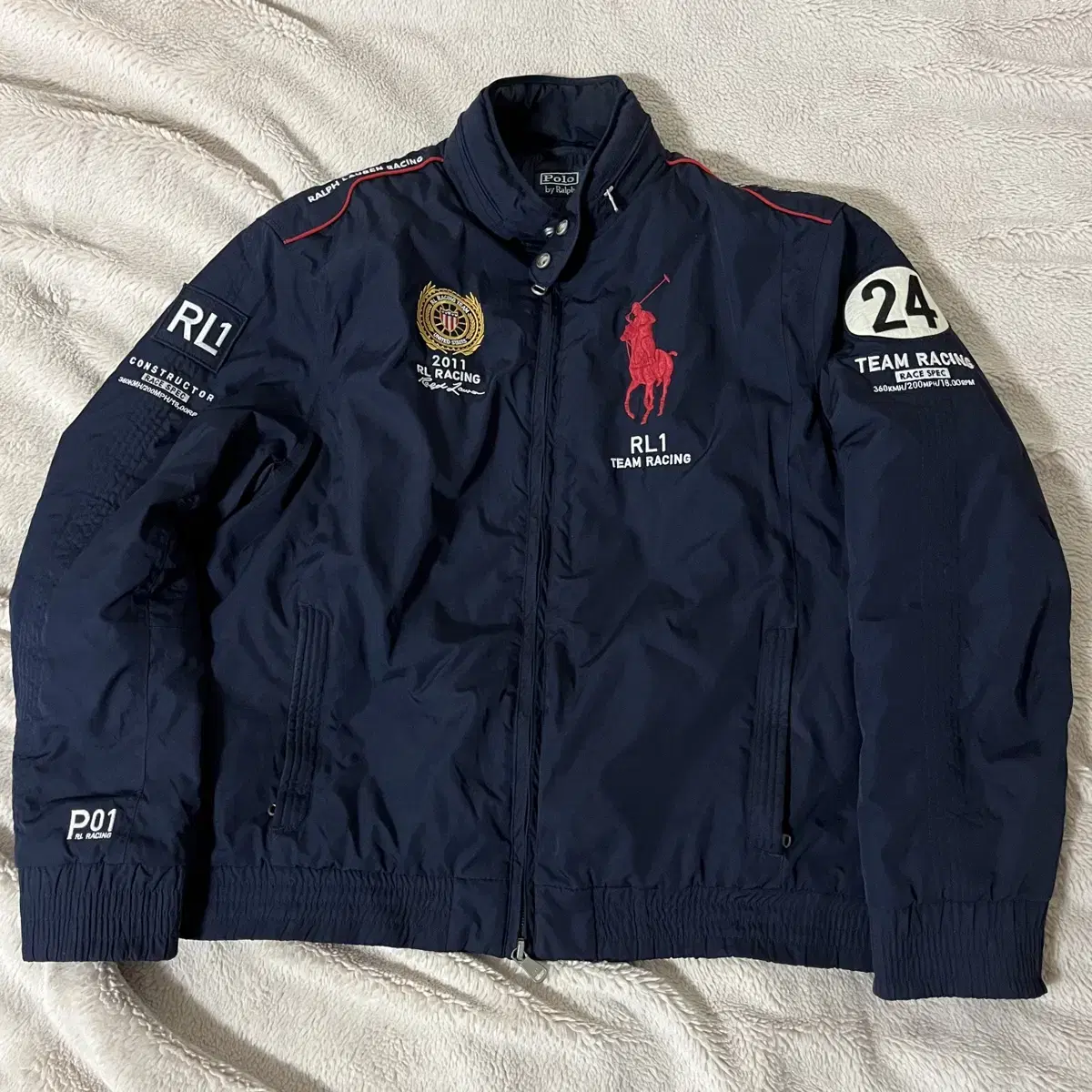 <XL> Polo Ralph Lauren Layered padded jacket USA