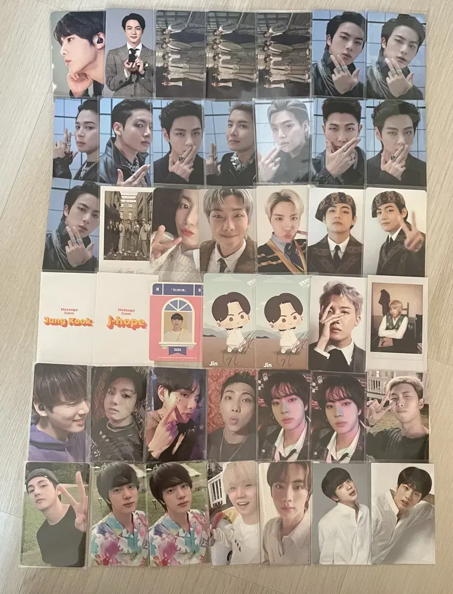 BTS photo kards bulk individual cheap wts sell v jungkook jimin jin suga