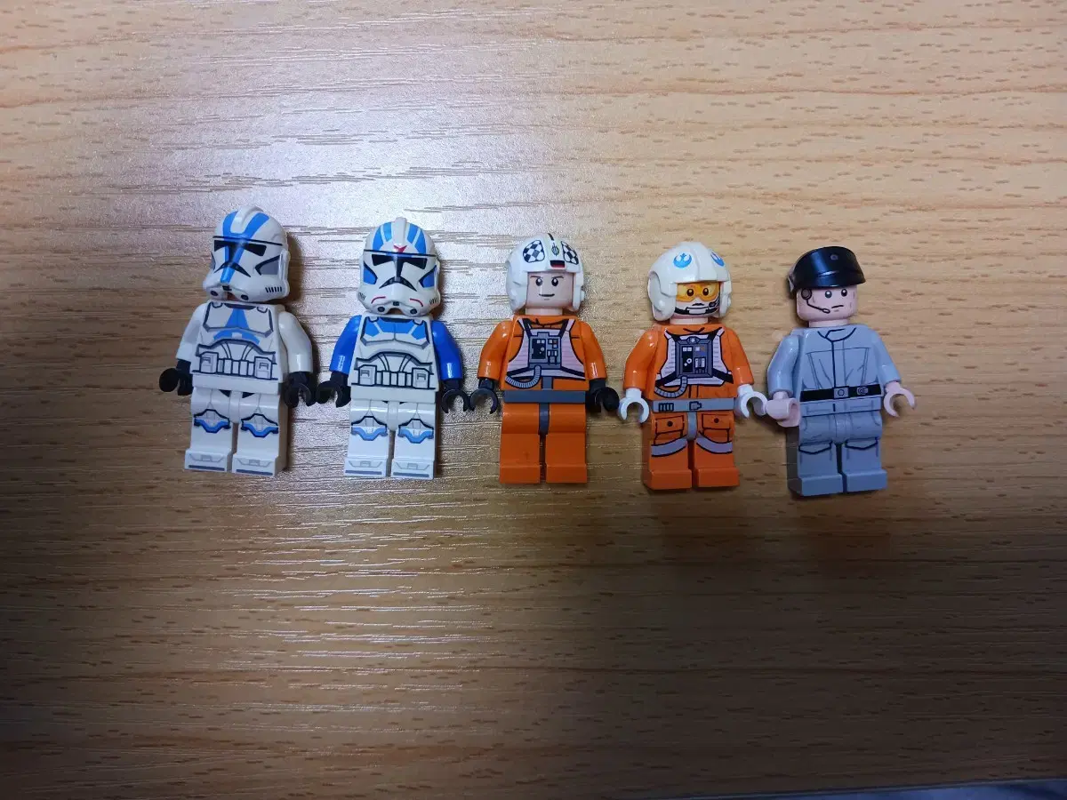 LEGO Star Wars 501st Troop, Resistance Trooper, and Imperial Officer for sale