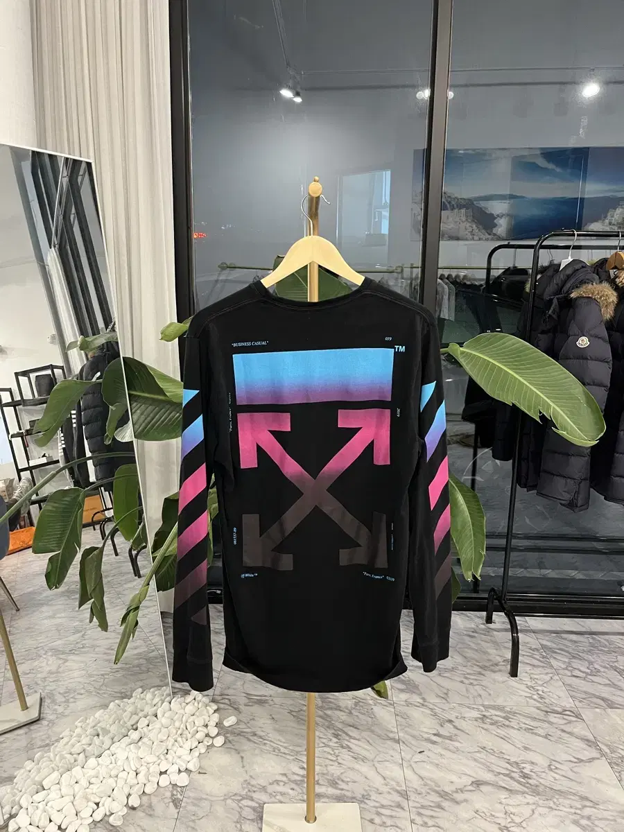 [Less Used] Off-White Marker Arrow Long Sleeve L