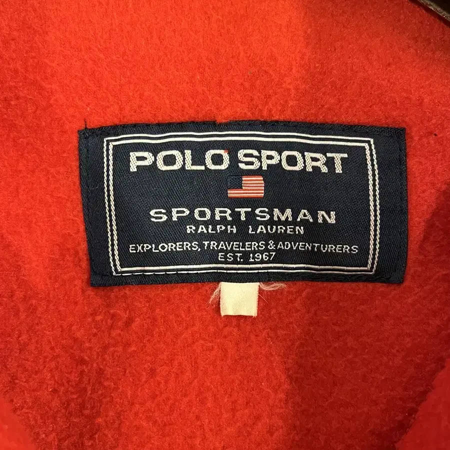 90s Polo Sport 폴로 스포츠 스펠아웃 플리스 봄버 자켓