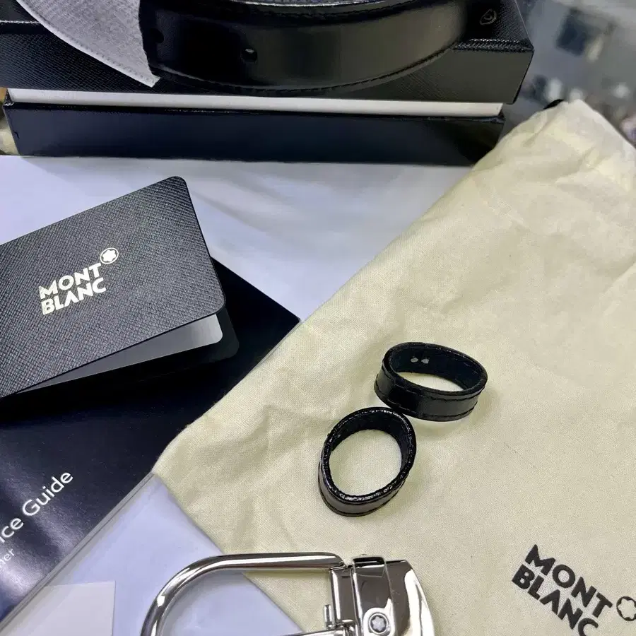 몽블랑 벨트 가죽벨트 montblanc 미사용