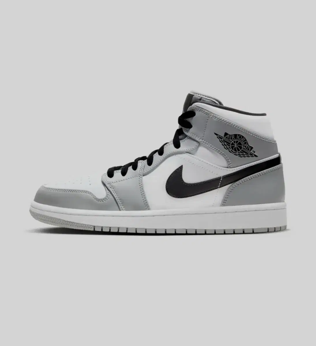 [New,265] Nike Jordan 1 Mid Smoke Gray NIKE JORDAN