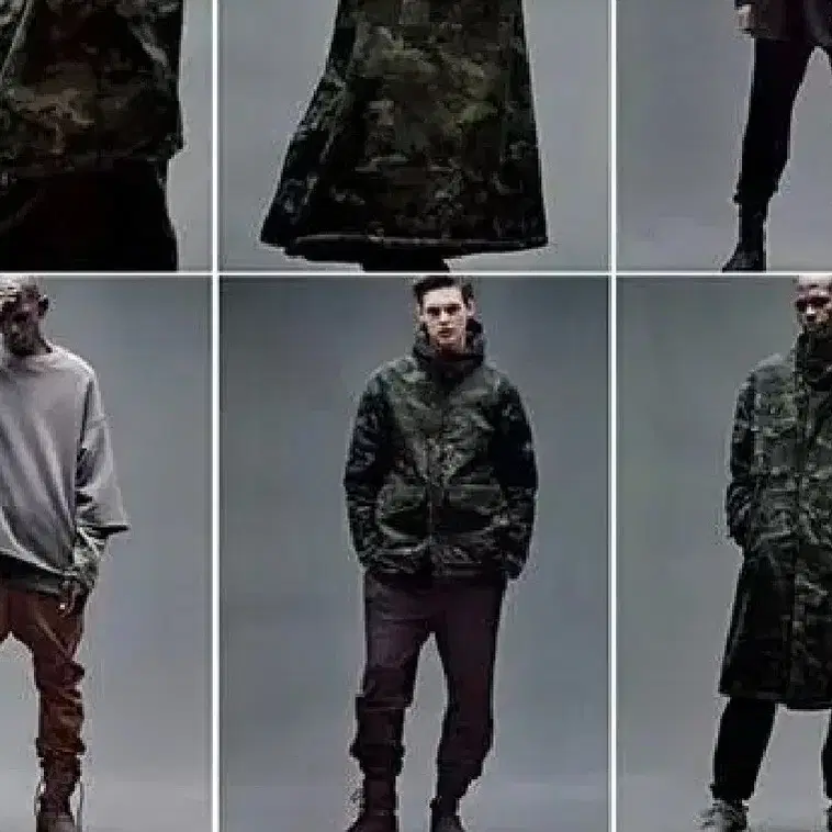 M Yeezy season 1 카모 퀼티드 자켓 이지시즌1