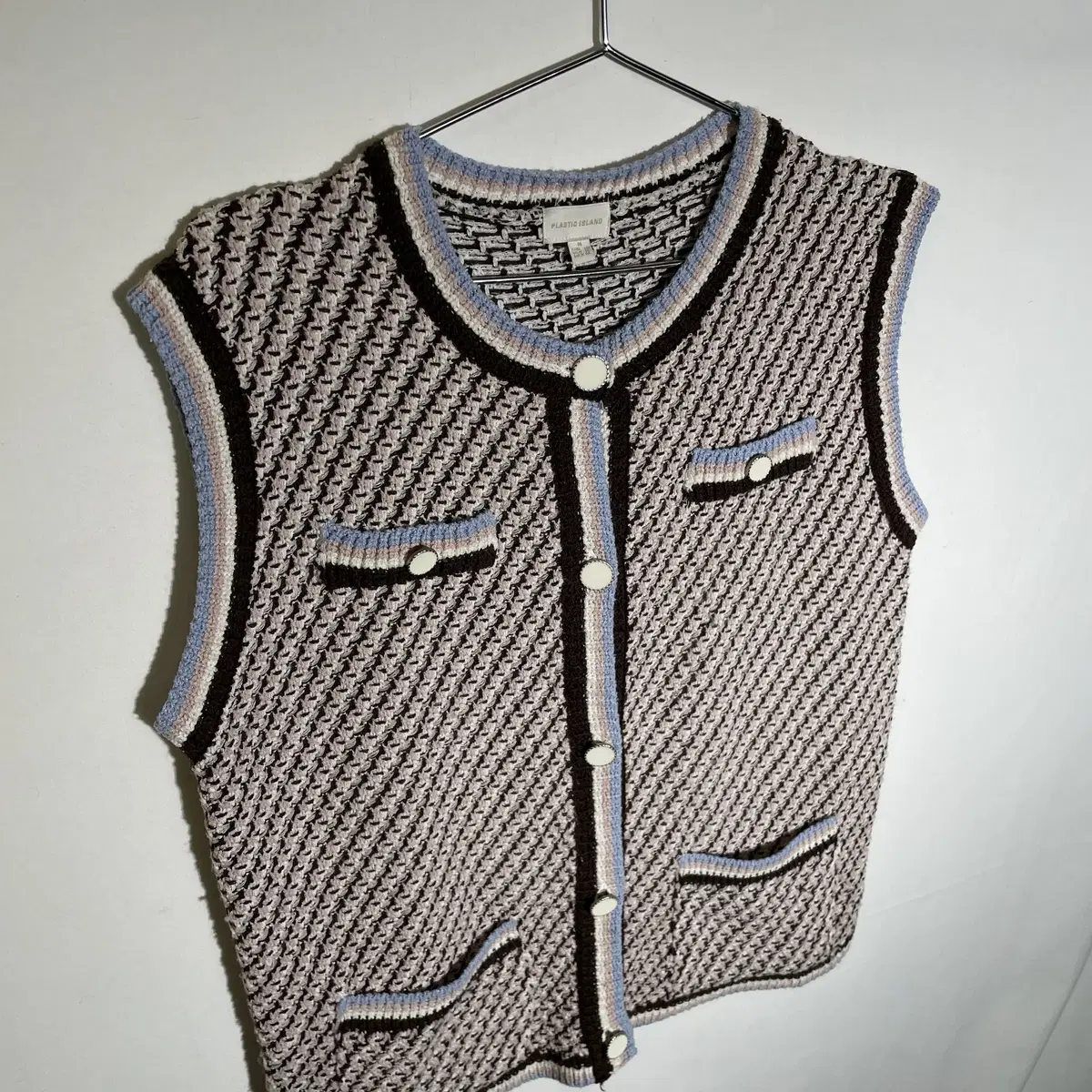 Plastic Island Women's Knitted Vest Vest M