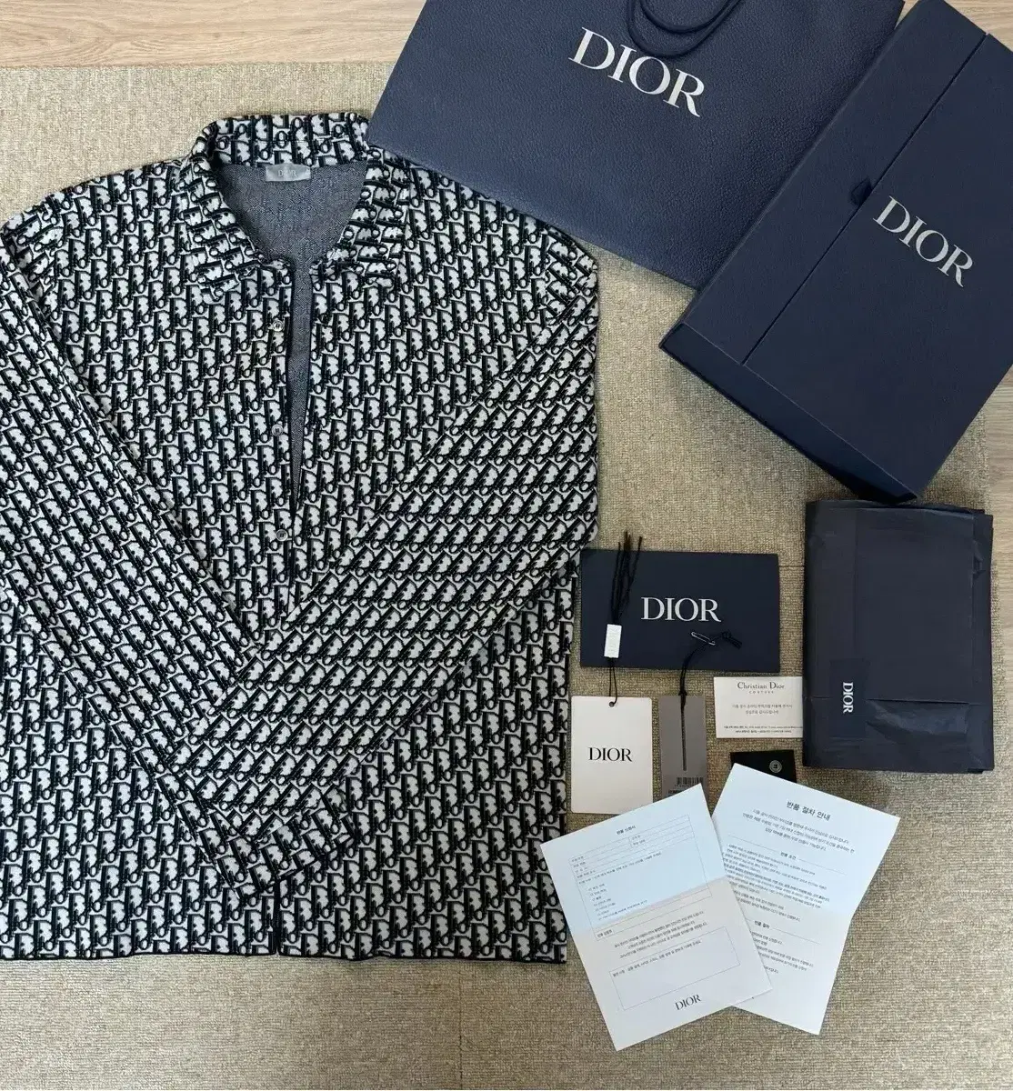 [Full length/XL] Dior Oblique Shirt