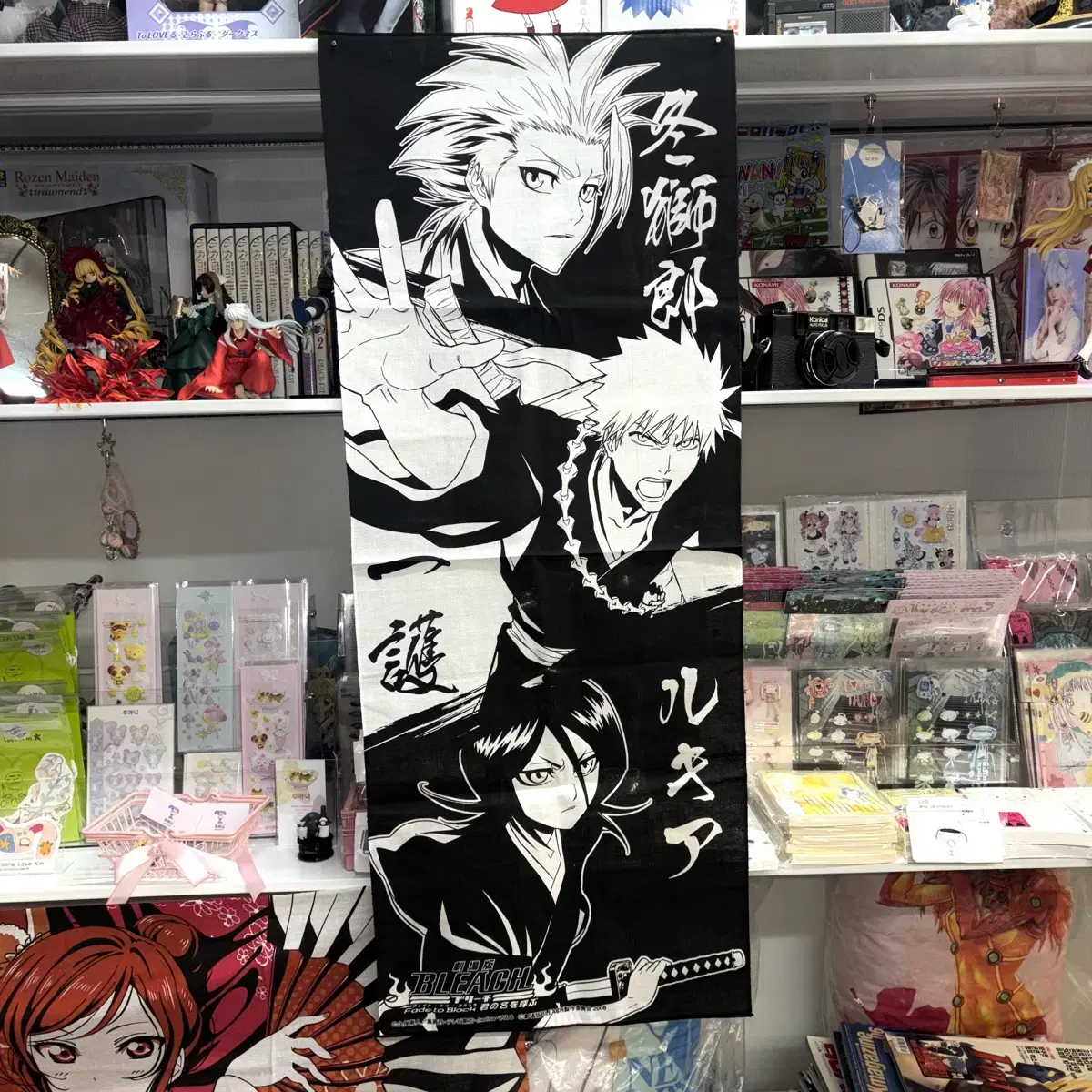 Bleach Black and White Cloth Poster Fabric Poster Tapestry