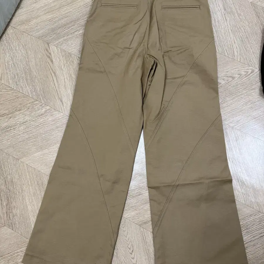 [S]STU Flared Cotton Pants Camel