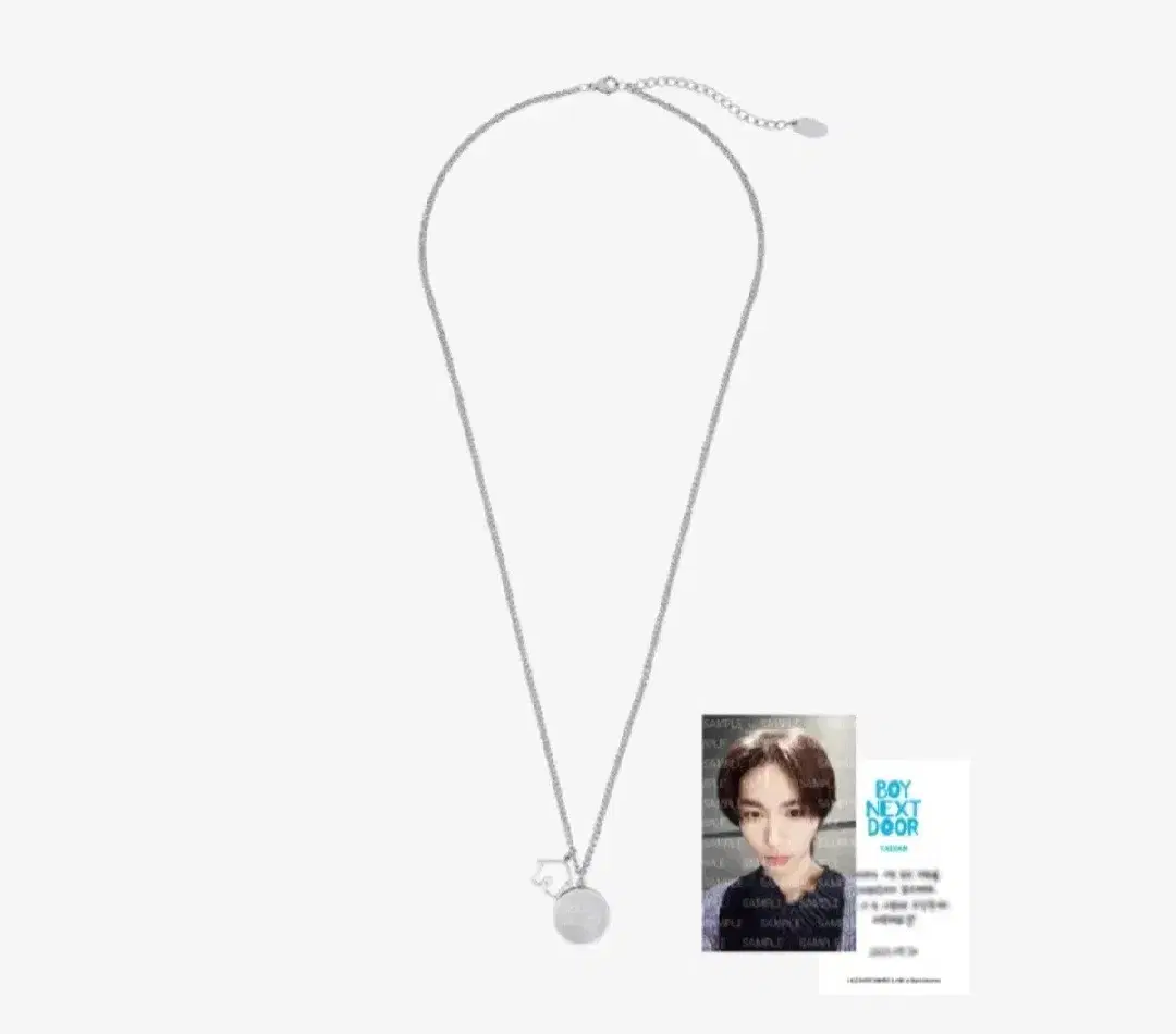 Boynextdoor taesan 1st Anniversary Necklace (without photocard)