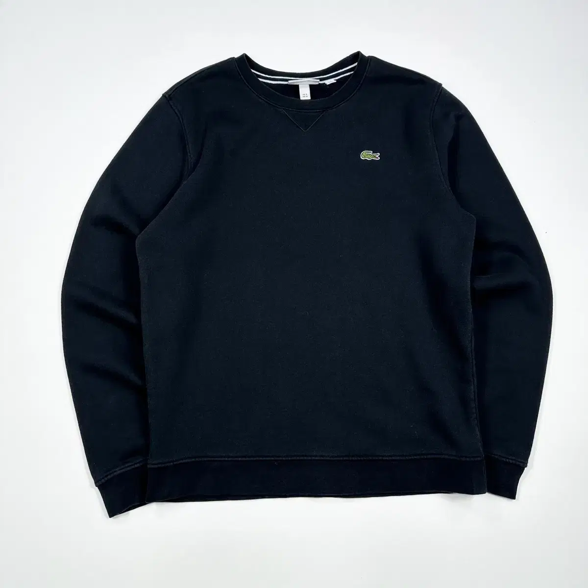 (M) Lacoste Classic Minimalist Man-to-Man Black