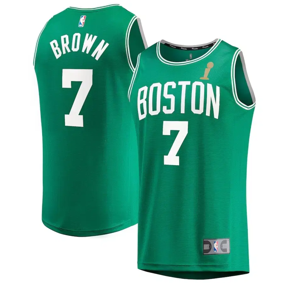 Men's Boston Celtics Jaylen Brown No. 7 Jersey - L