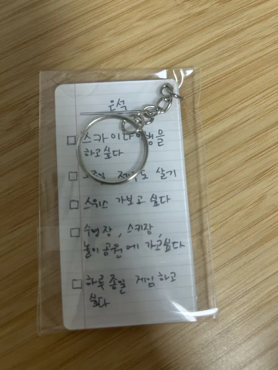 Unsealed diicon eunseok Bucket List keyring Rize