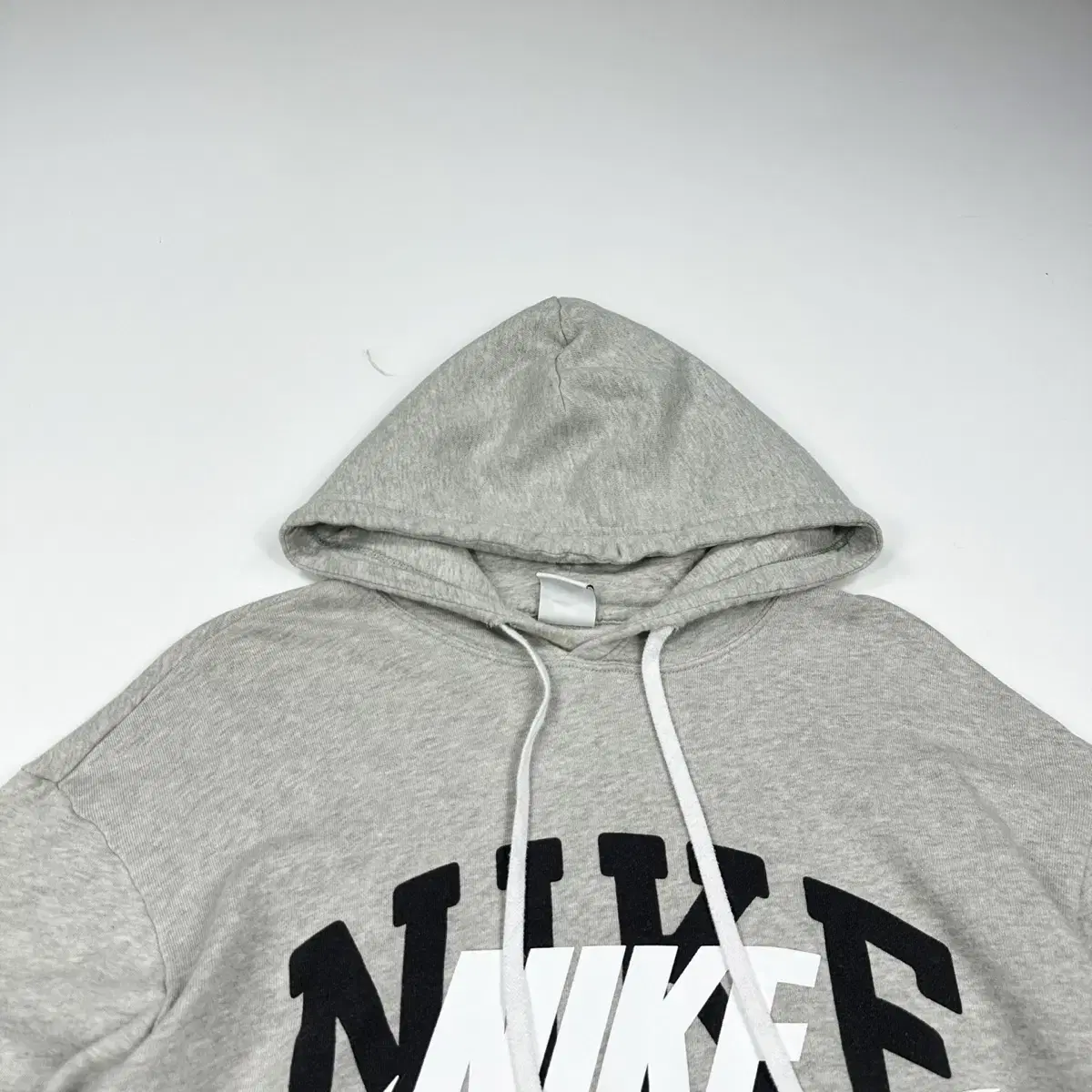 Nike Fuchsia Multi Logo Gray Hoodie (XL)