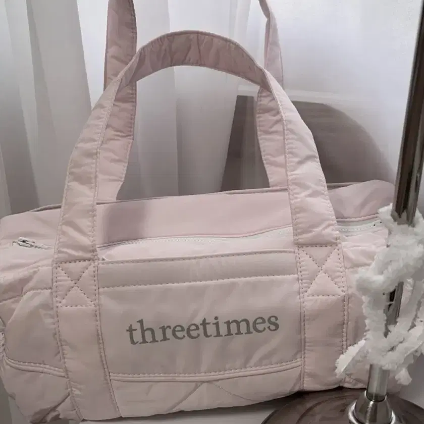 トートバッグ Threetimes Bebe sport bag Pink pre-order] Bebe sport bag – threetimes