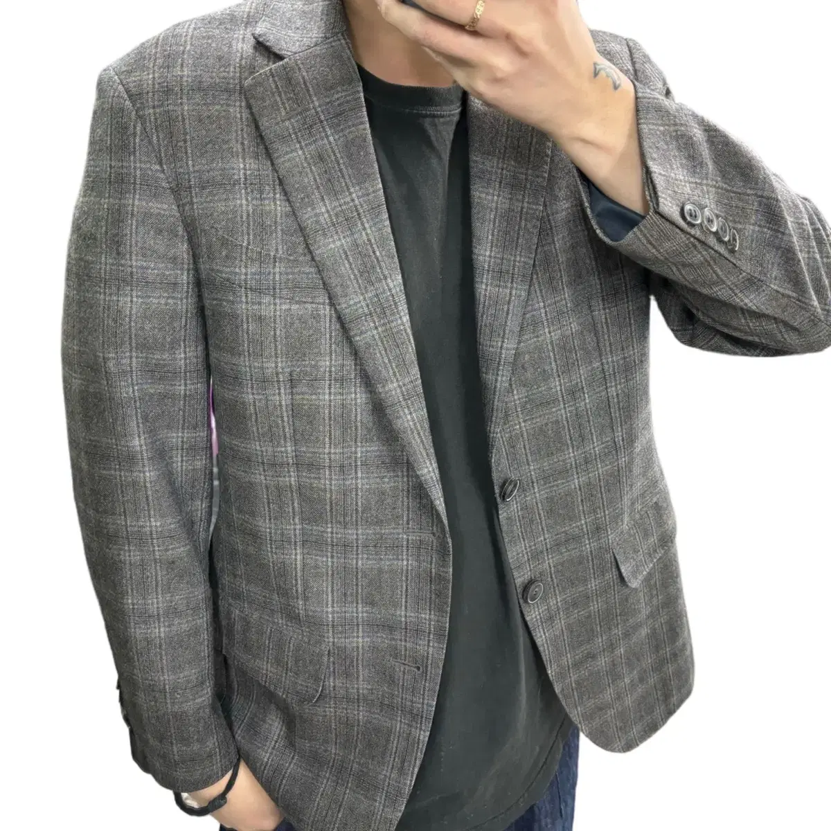 S 90-95 Logatis Check Loro Piana Momo Blazer