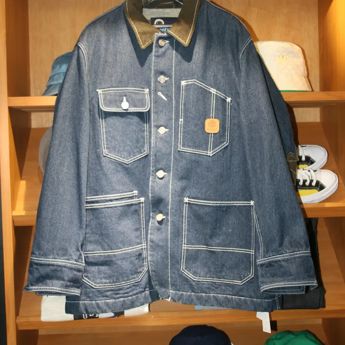 펜필드 DENIM COVERALL JACKET INDIGO