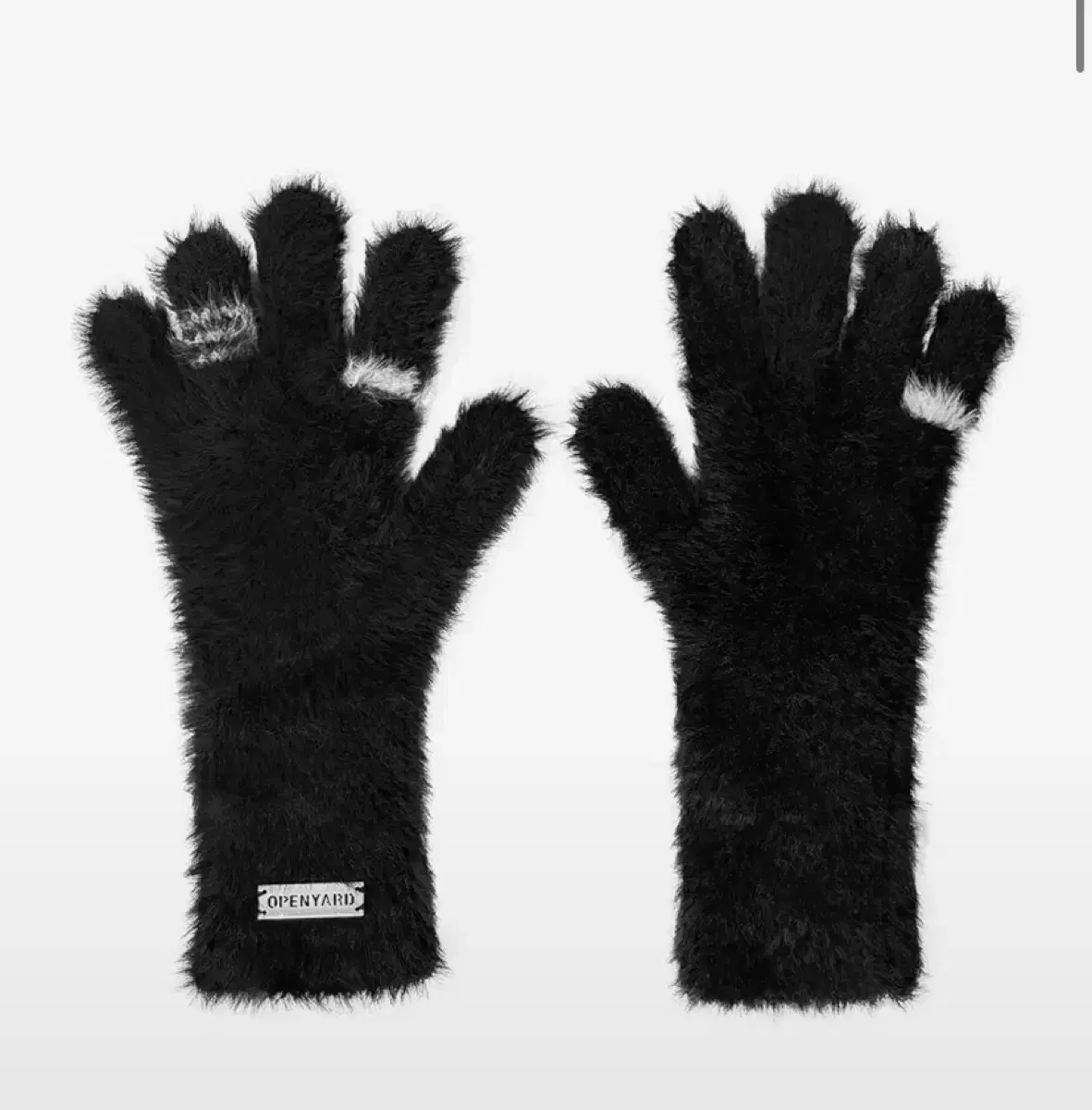 [새상품] 오와이 OY 장갑 hairy ring knit gloves