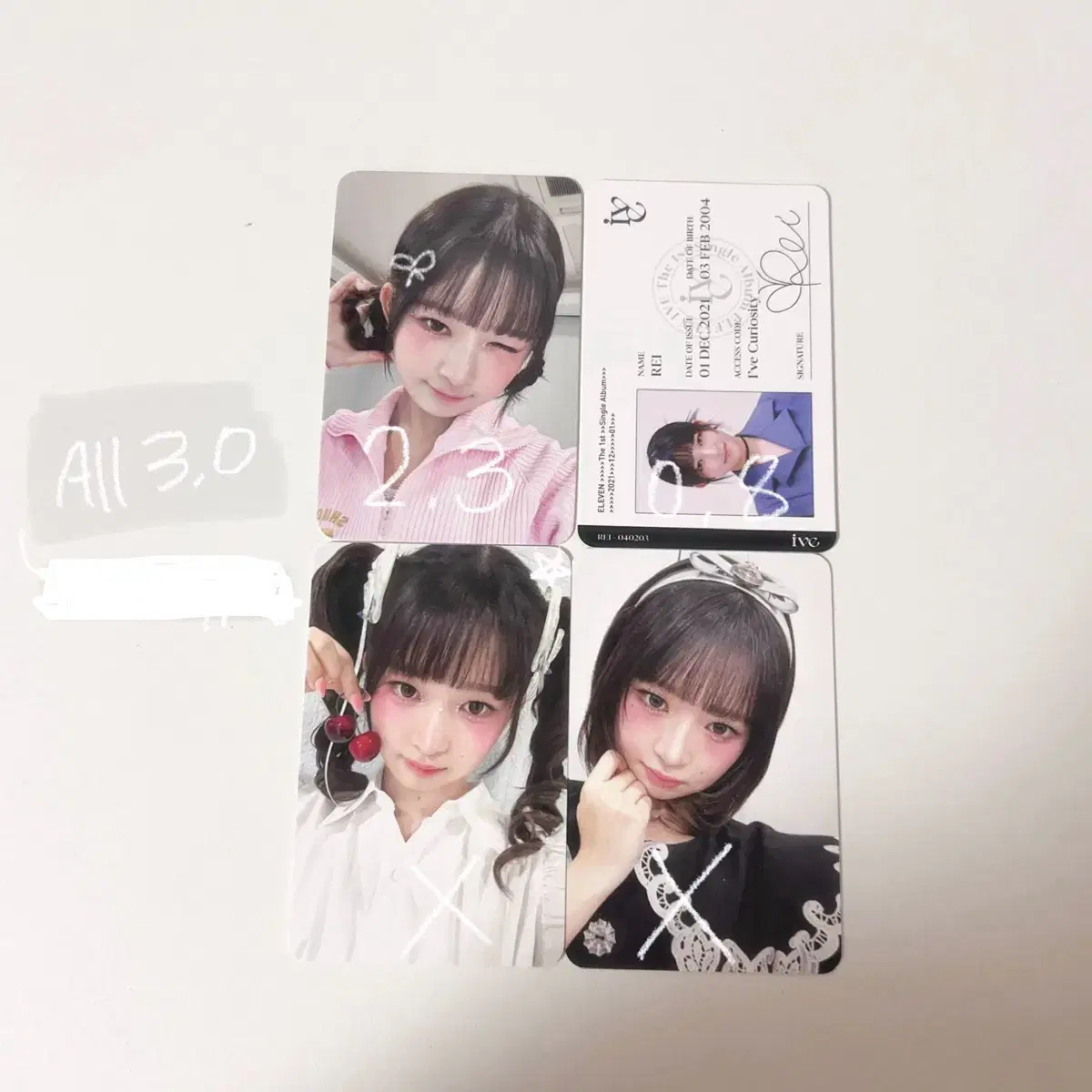 ive lay photocard ID Switch mmt Eleven ld wts Xiaolongbao