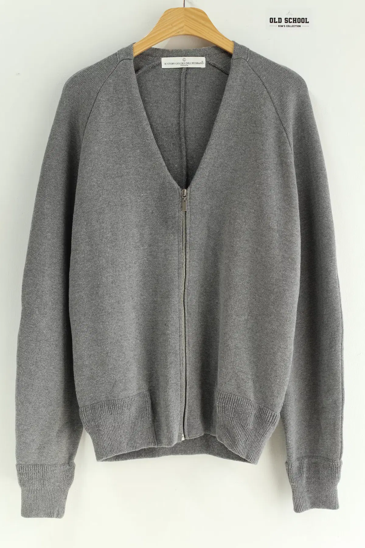 IC story Zip-up cardigan greySize L