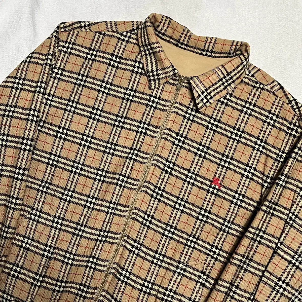 M Burberry USA Reversible Nova Check Bloo