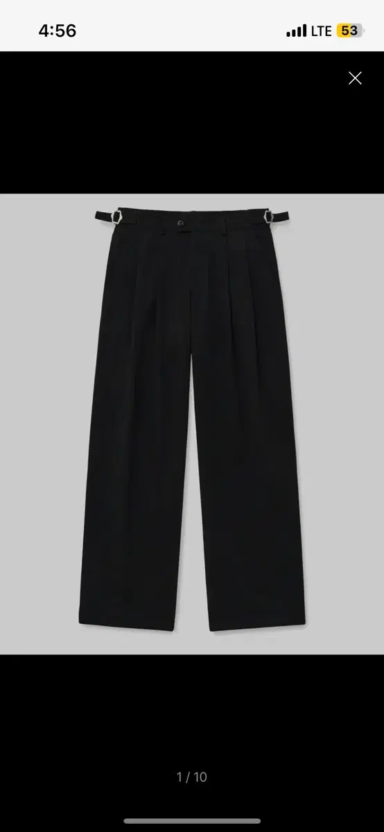 Noon Wide Chino Pants Black 1 size sells