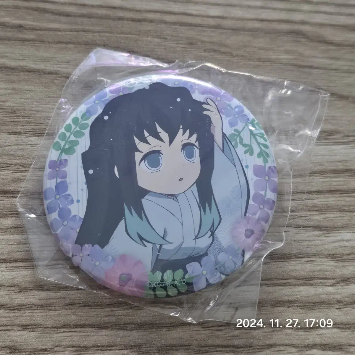 Demon Slayer Tokito Muichiro UFOTABLE CAFE Jangmai Event Can Badge