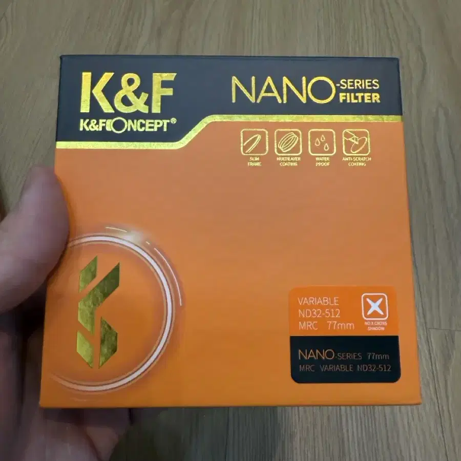 K&F Concept 77mm NANO-X ND32-512 가변 ND