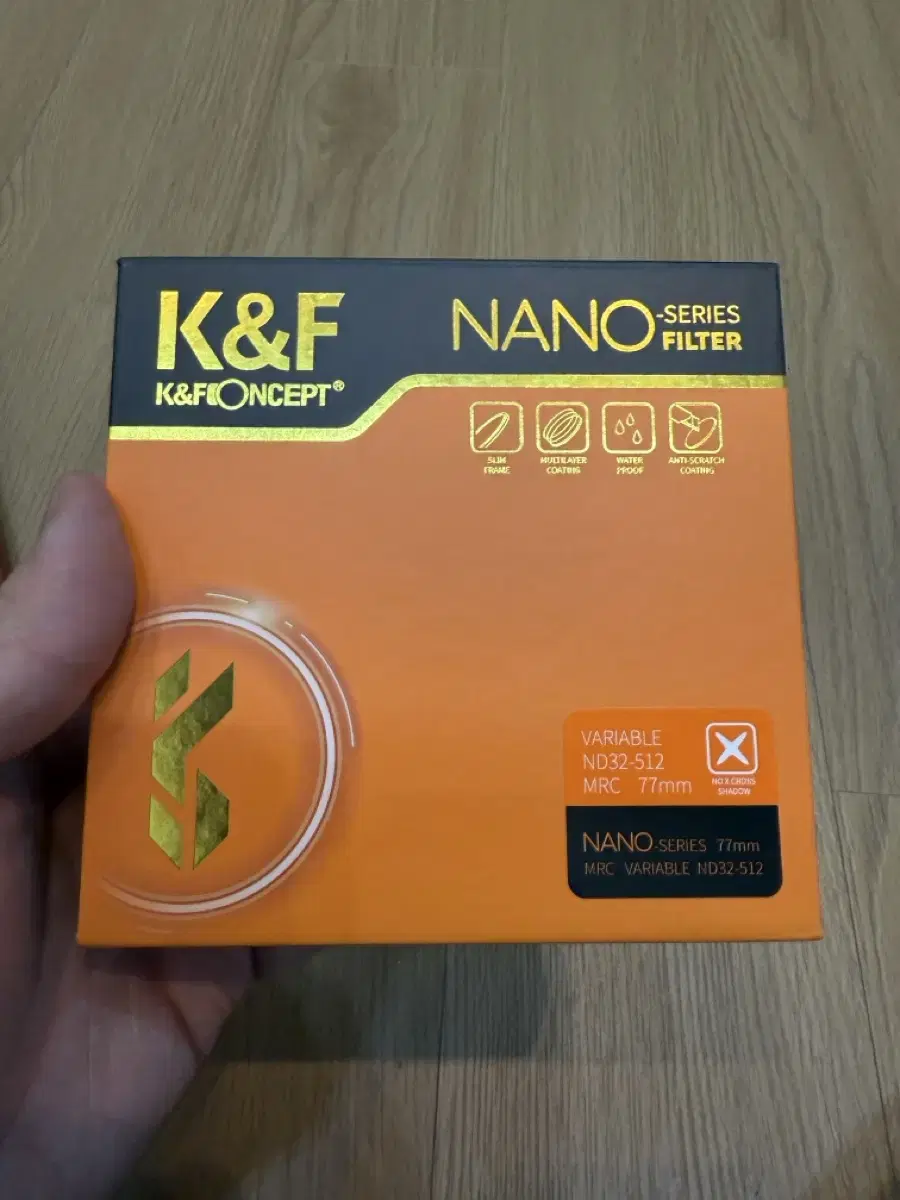 K&F Concept 77mm NANO-X ND32-512 가변 ND