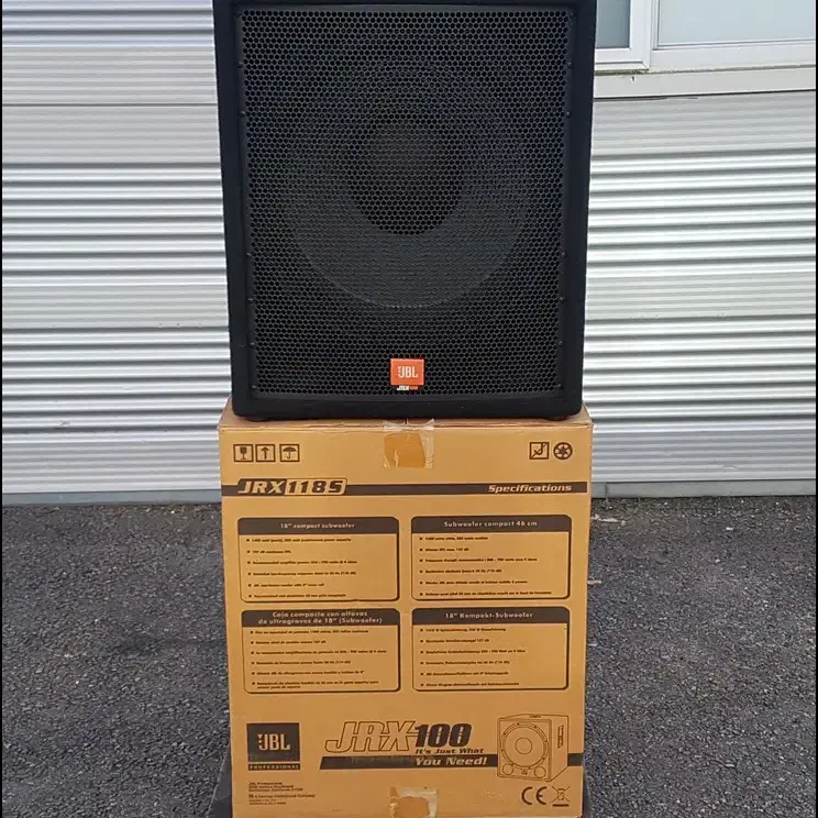 [JBL] JRX118S 18인치 중고 서브우퍼 (미사용품)