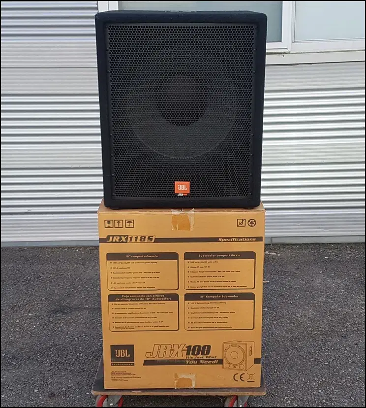 [JBL] JRX118S 18인치 중고 서브우퍼 (미사용품)