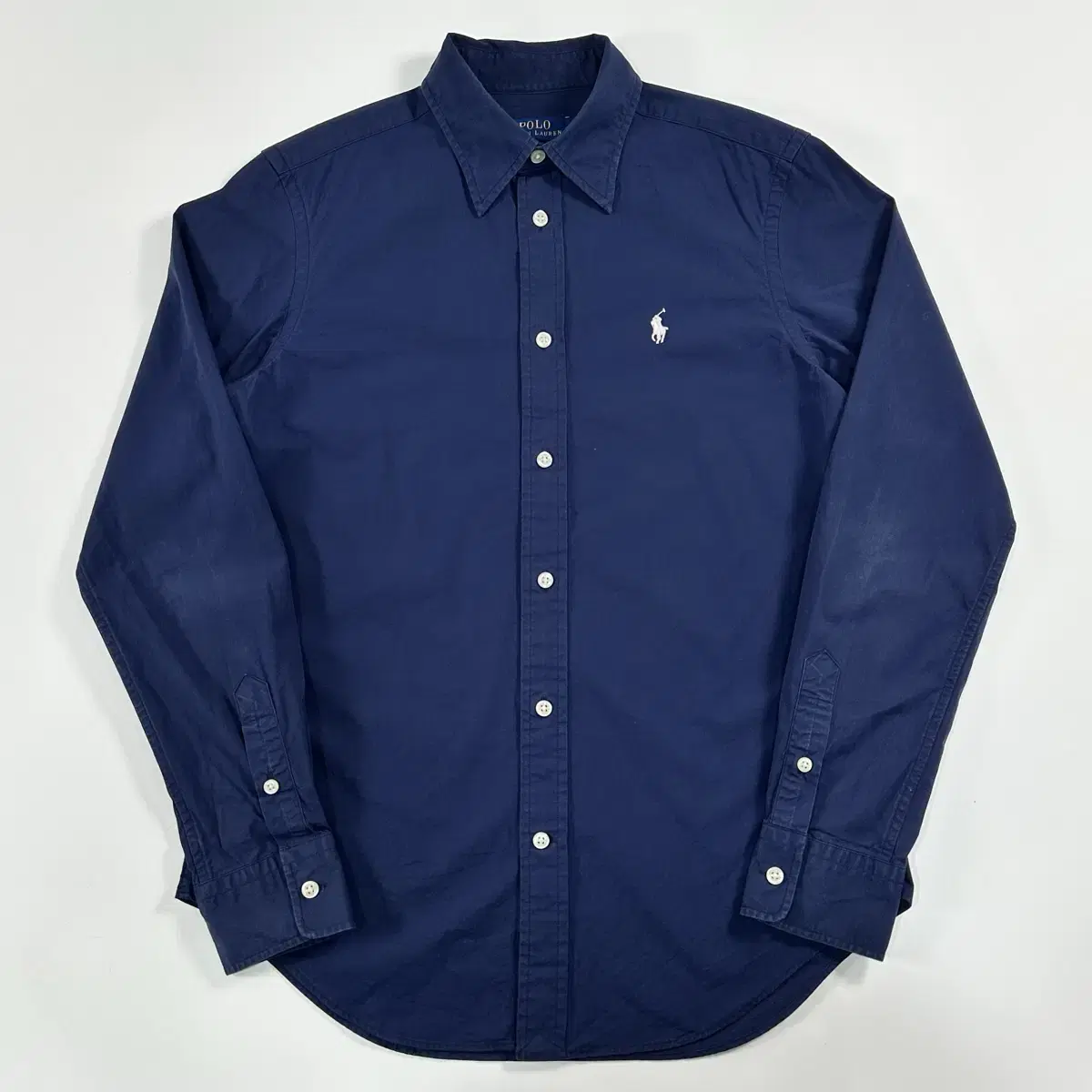 Polo Ralph Lauren White Pony Navy Shirt