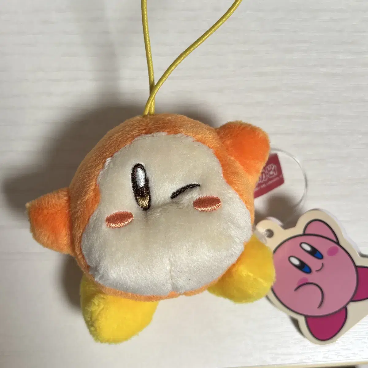 Kirby Waddledy of the stars doll keyring