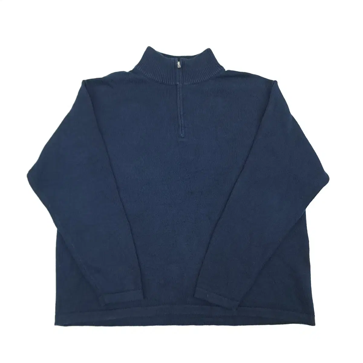 (CS166)XL L Elvin Navy Half Zip Up Sweater Knit