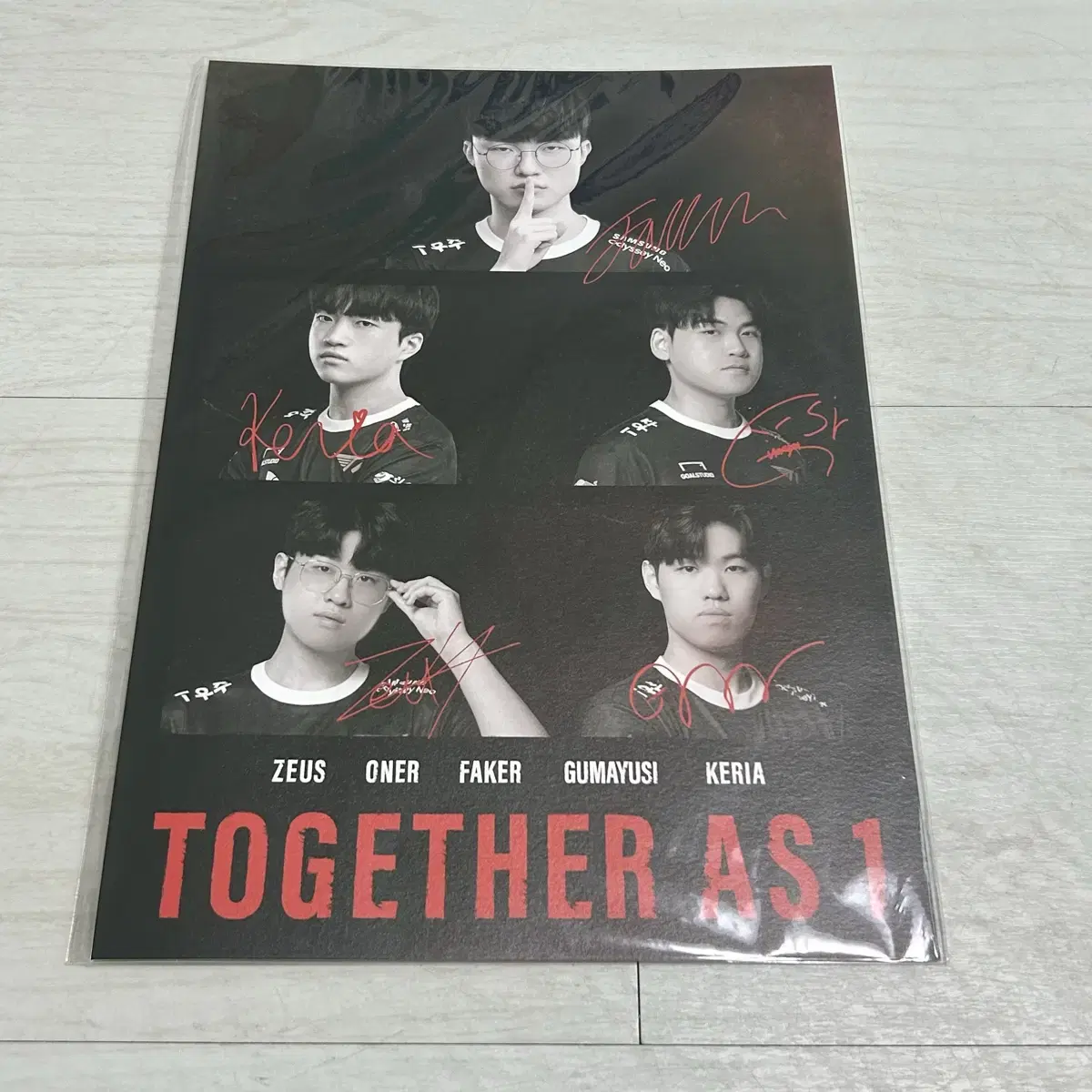 티원 t1 베캠 poster 럭키티원 23년티원 sell