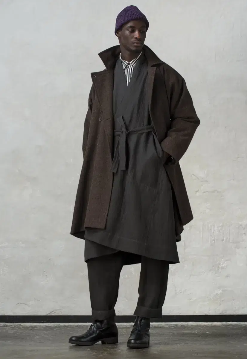 Yan Yan Vahn Eche Coat#27 Natural Brown