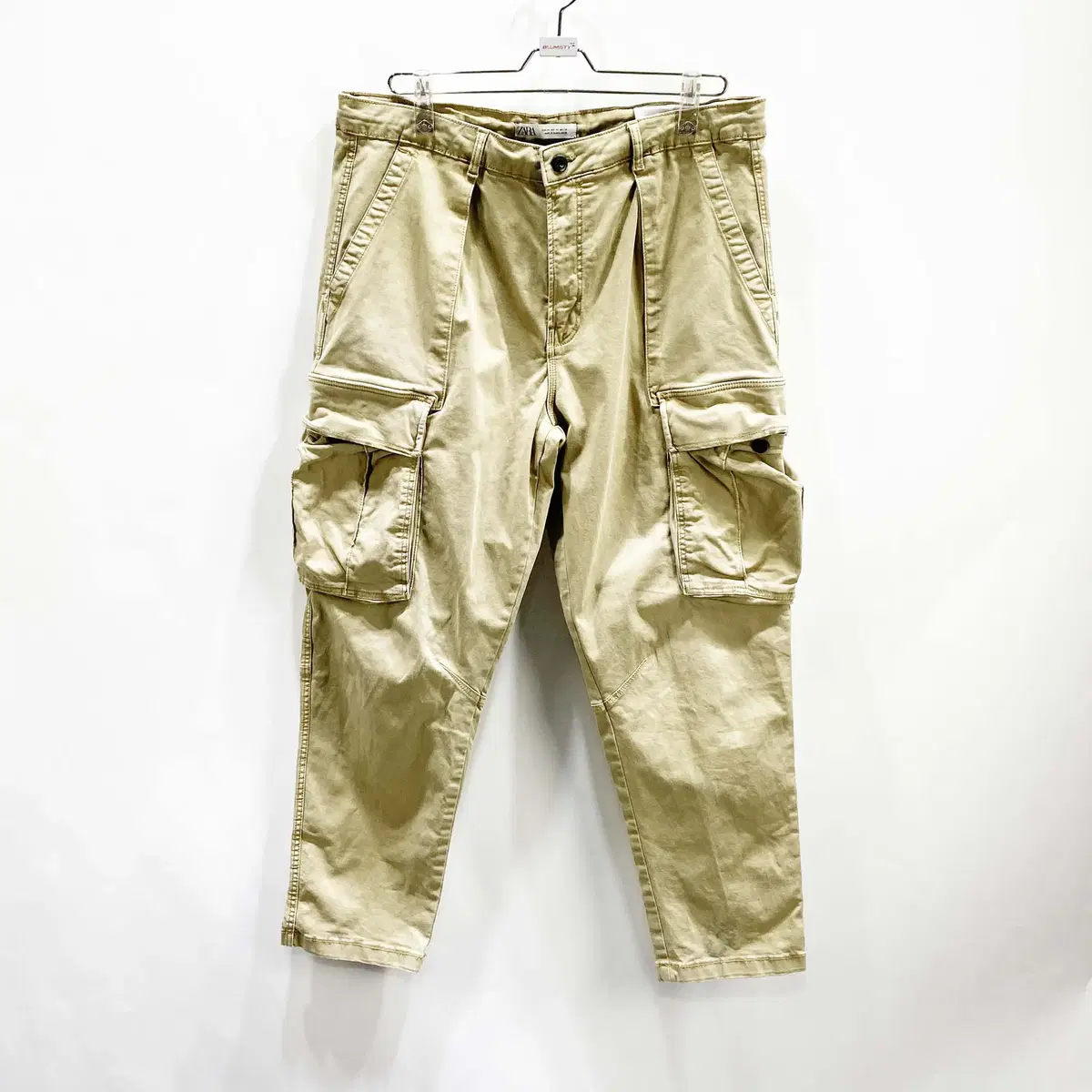 Zara Men's Cargo Pants Beige 34-35 JINSENSE