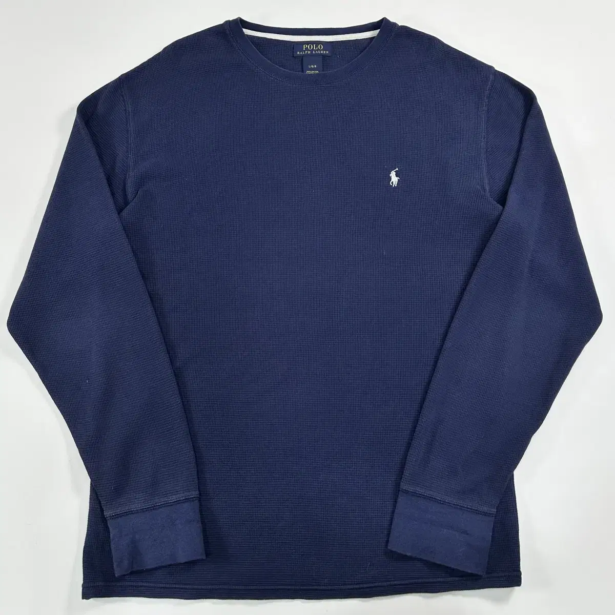 Polo Ralph Lauren Navy Waffle Long Sleeve