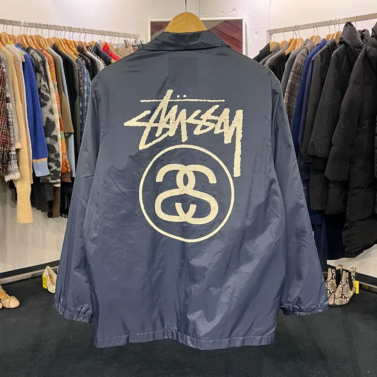 [TAPPO] [M] STUSSY Stussy Authentic Gear Coach Jacket