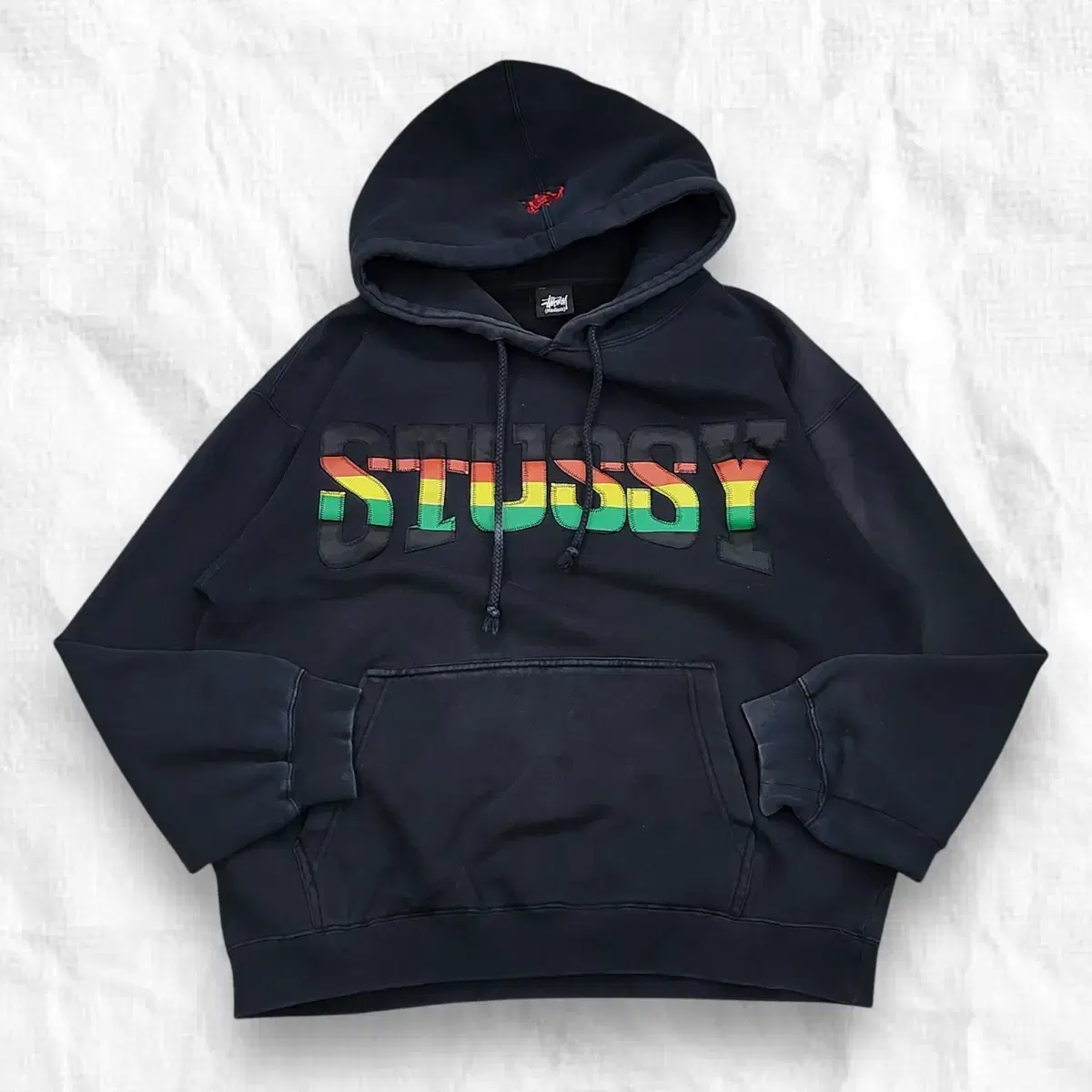 [M] Stussy 00s Old School Jamaica Hoodie