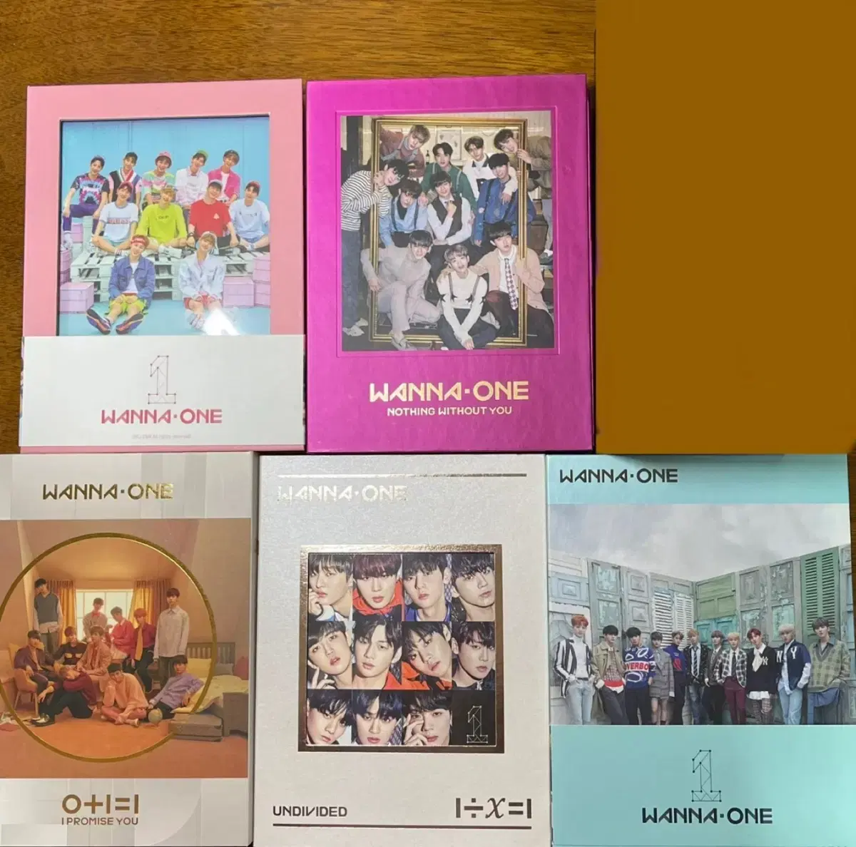 Wanna One album bulk Sell + unofficial goods (stickers, postcards, etc) Quick sale